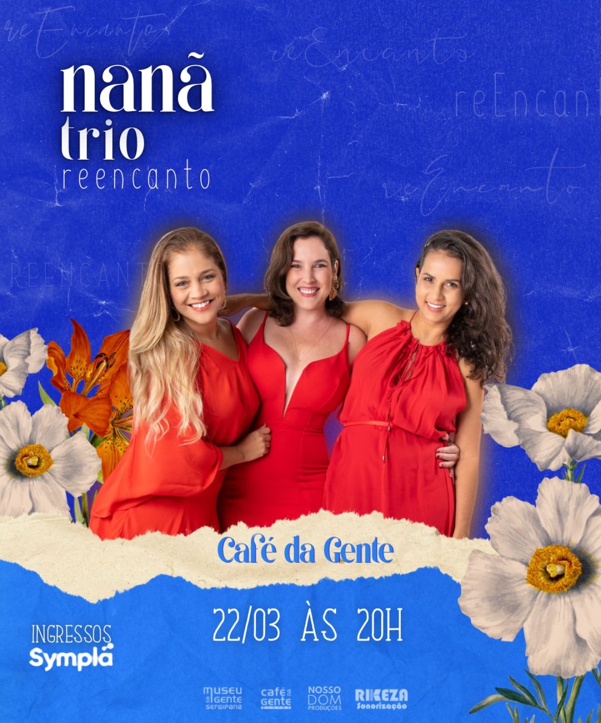 Nanã Trio apresenta "Reencanto": Uma Noite de Celebração Musical no Café da Gente Sergipana - Imagem: Divulgação