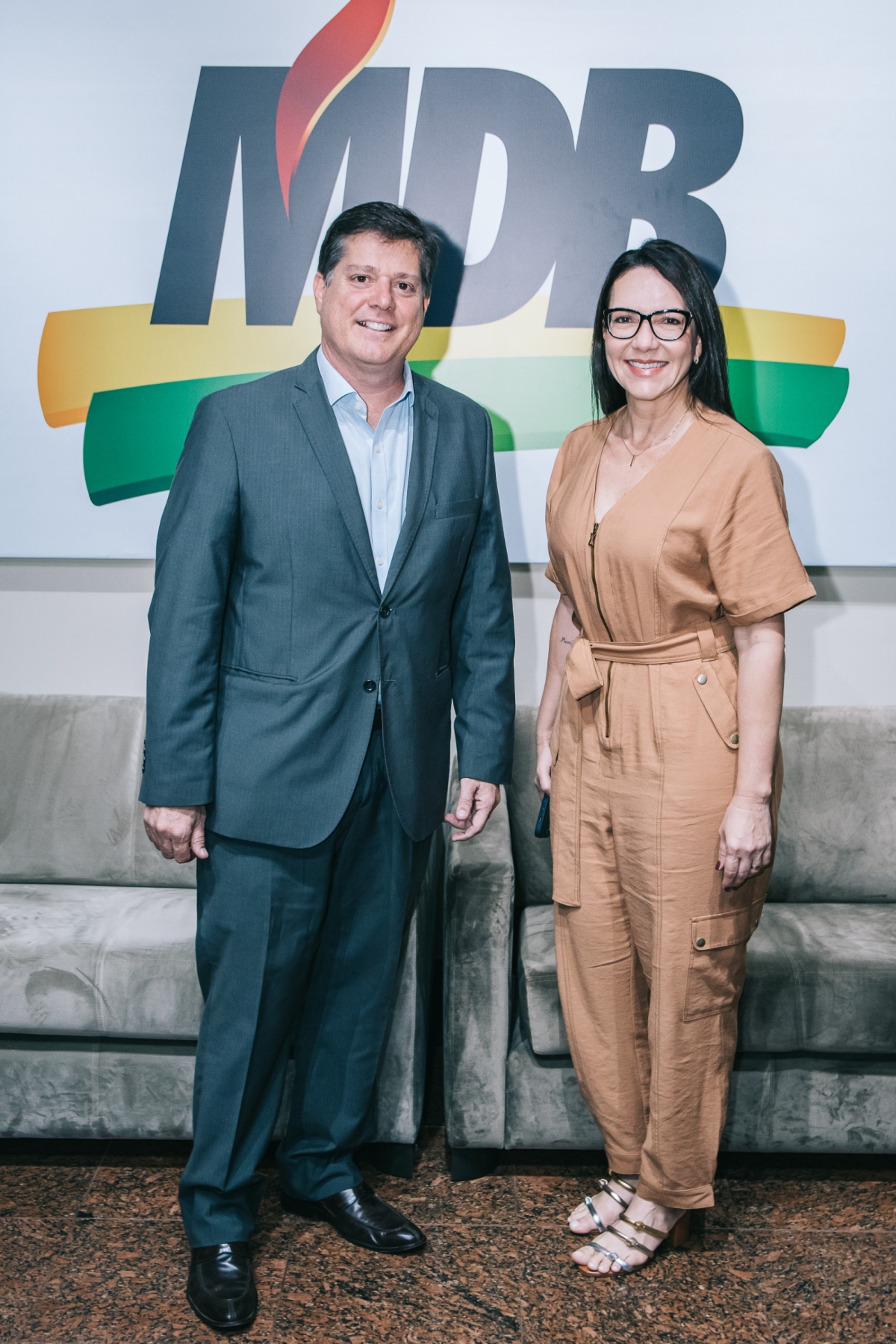 Presidente Nacional do MDB reforça pré-candidatura de Danielle Garcia a prefeita de Aracaju - Foto: Assessoria Delegada Danielle Garcia