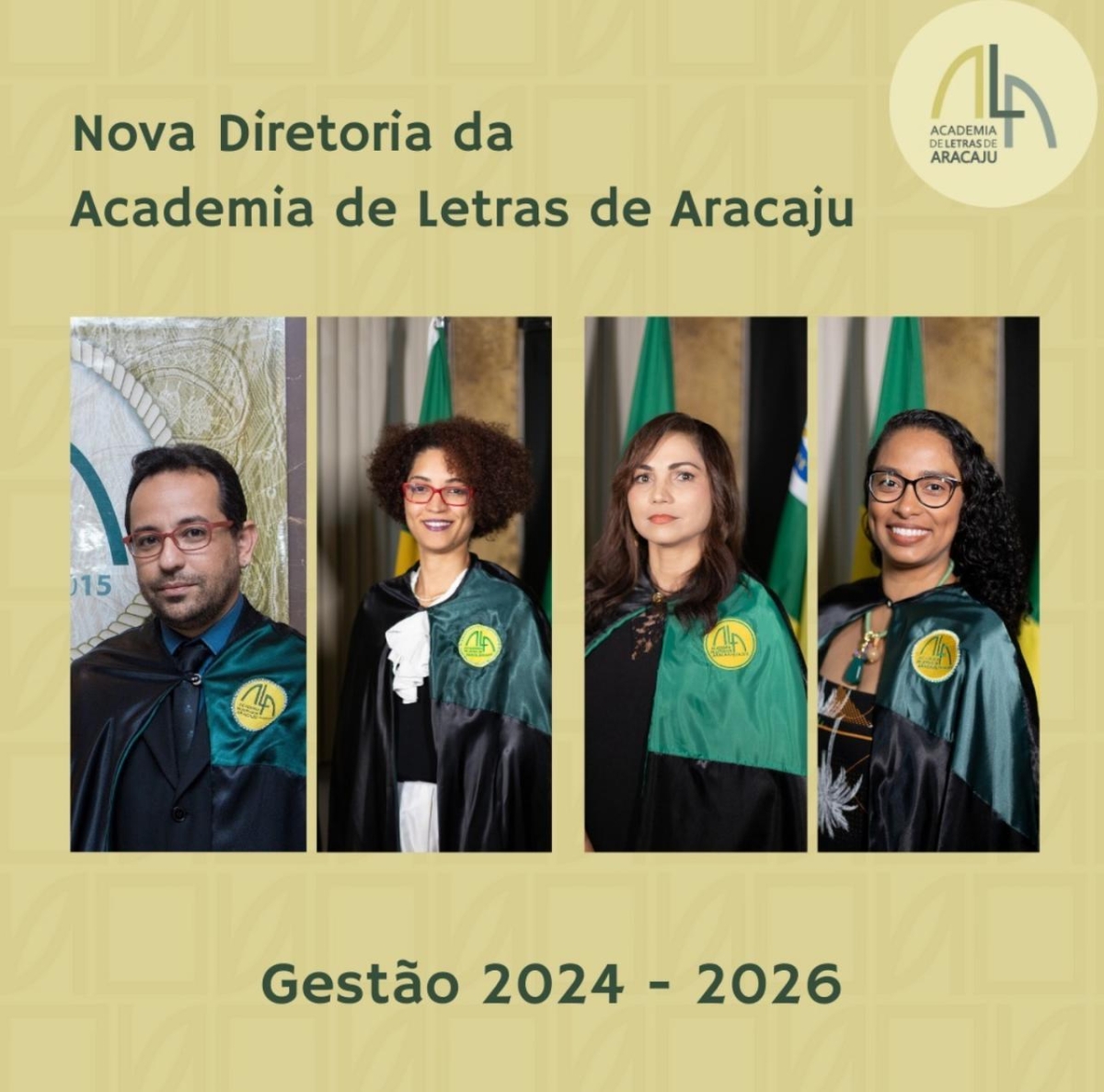 Nova diretoria da Academia de Letras de Aracaju toma posse - Imagem: Assessoria de Comunicação ALA