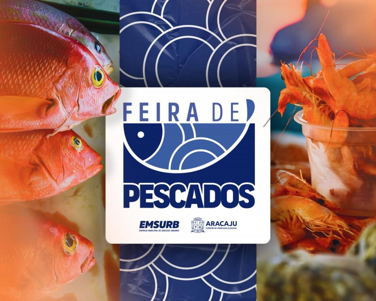 Feira de Pescados terá início nesta próxima quarta-feira, 27/3 - Arte: Ascom Emsurb