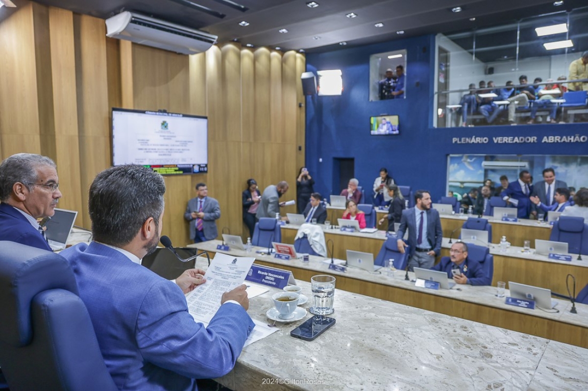 Câmara Municipal de Aracaju aprova 25 proposituras na 16ª Sessão Ordinária - Foto: Gilton Rosas | CMA