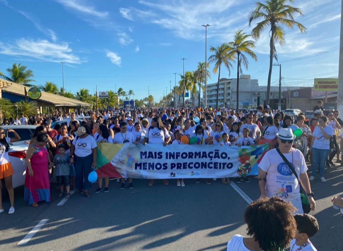 ??Caminhada em Conscientização do Autismo? acontece em Aracaju - Foto: Martins Assessoria Digital e Marketing
