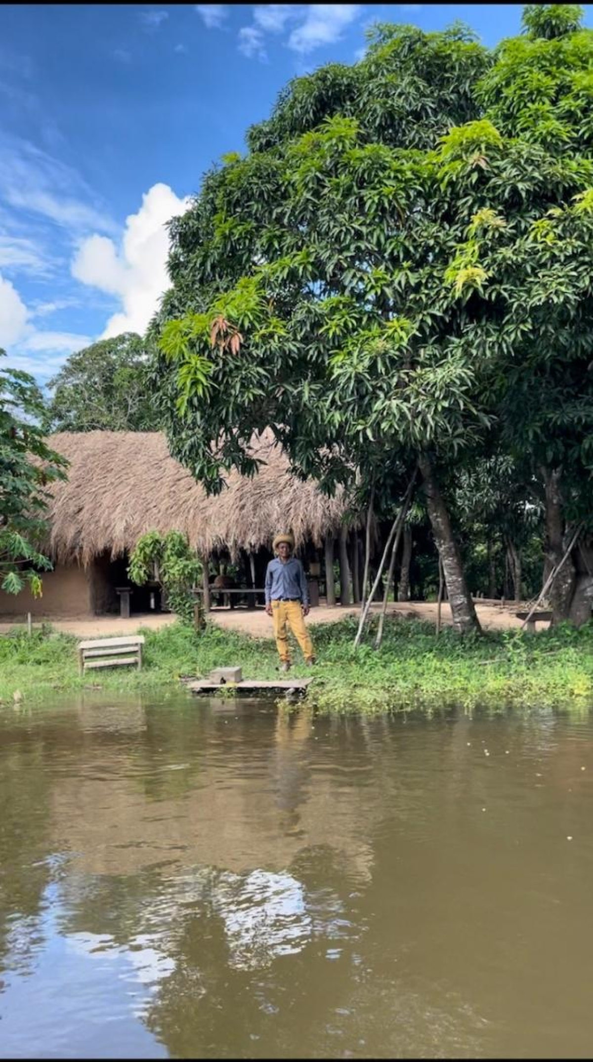 Na Reserva do Sesc Pantanal tem apenas um morador, o seu Dito Verde - Foto: Carla Passos