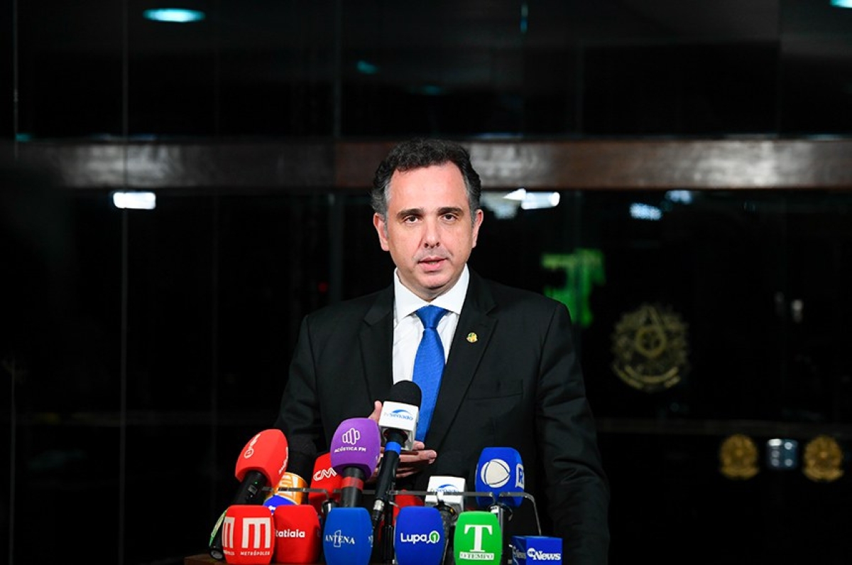 Pacheco reforçou que o tema não poderia ter sido tratado por MP e frisou que diálogo segue aberto - Foto: Marcos Oliveira/Agência Senado
