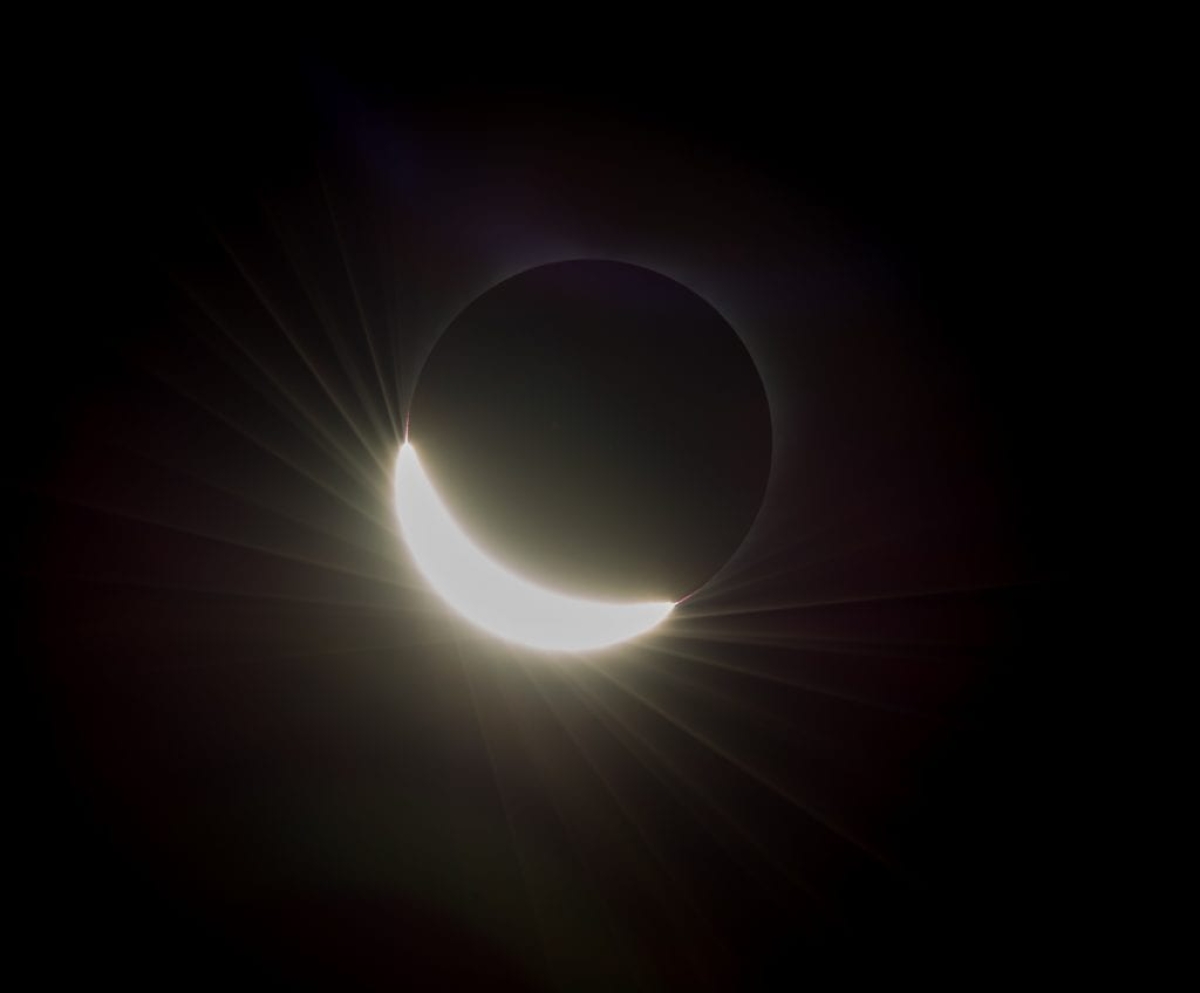 Eclipse solar total de 2017 - Foto: NASA/Aubrey Gemignani