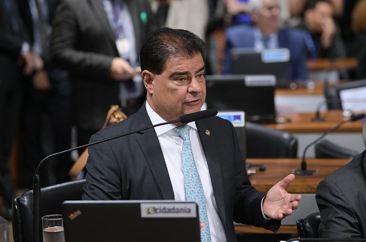 Nelsinho Trad leu o relatório de Professora Dorinha Seabra - Foto: Pedro França/Agência Senado