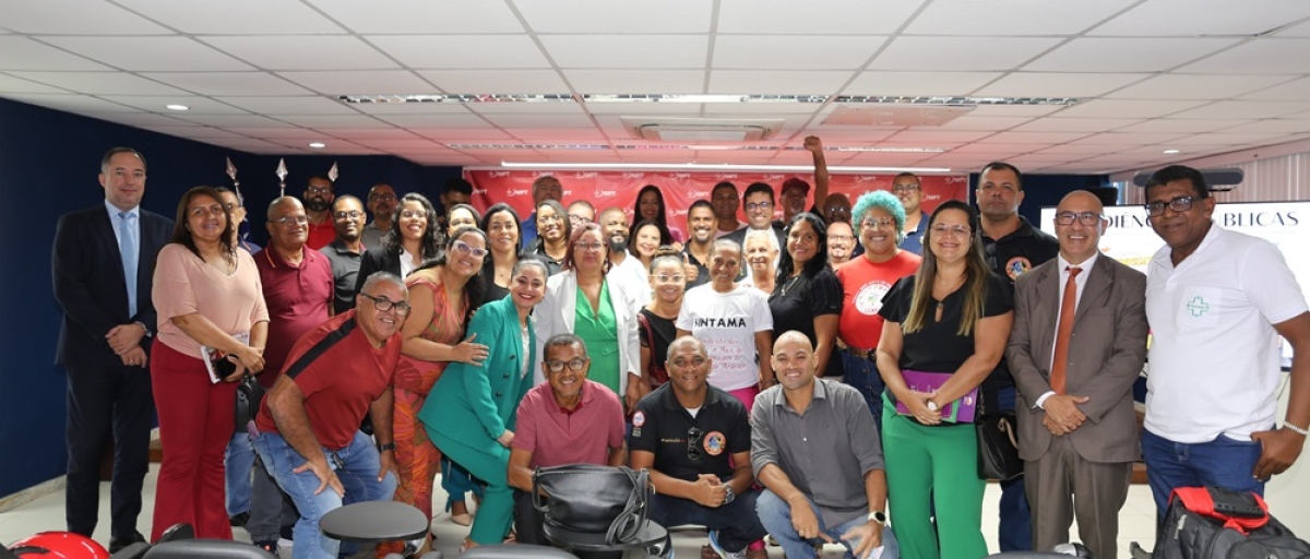 Representantes de sindicatos participam de audiências públicas no MPT-SE - Foto: Assessoria de Comunicação | MPT Sergipe