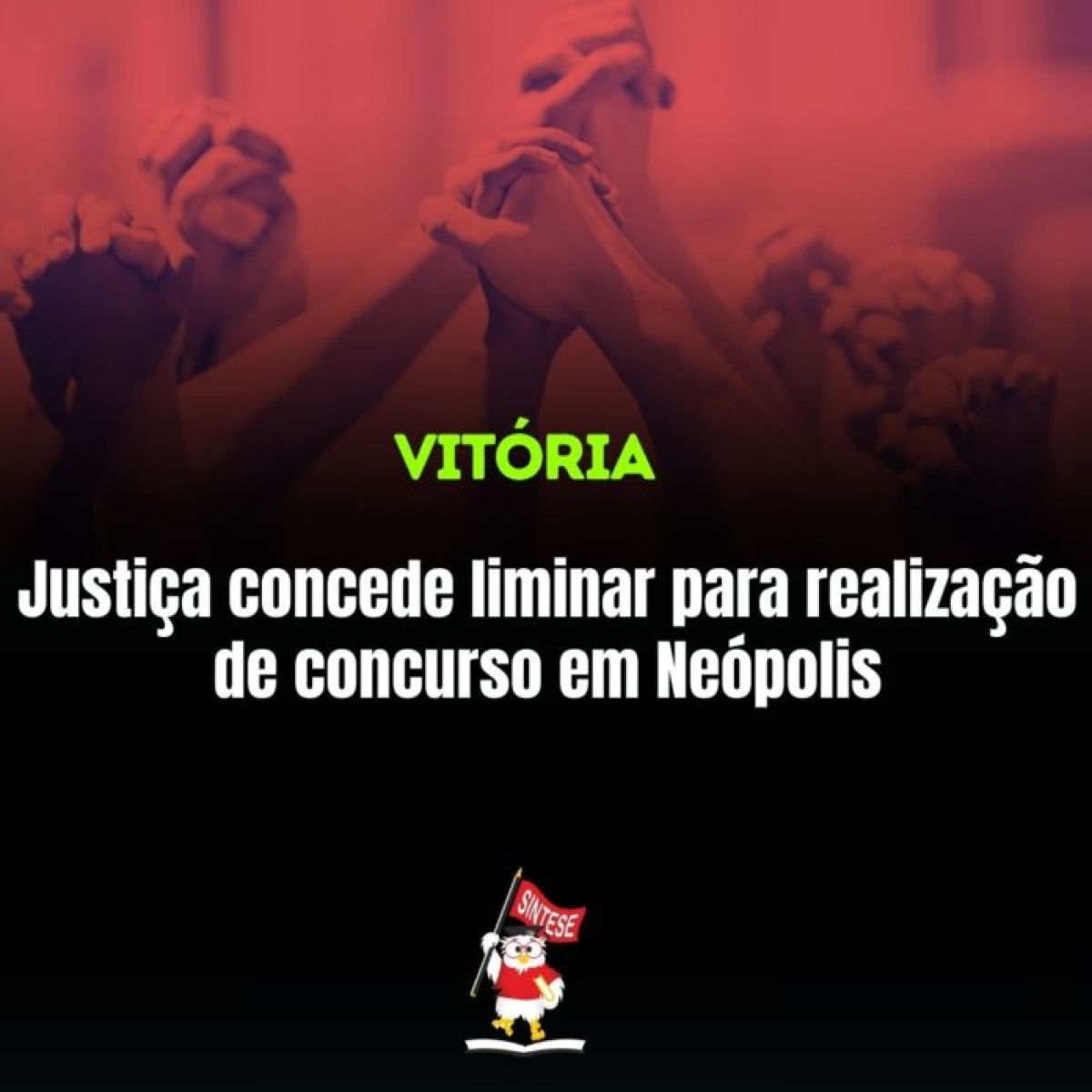 Justiça concede liminar para realização de concurso em Neópolis - Foto: Divulgação/Sintese
