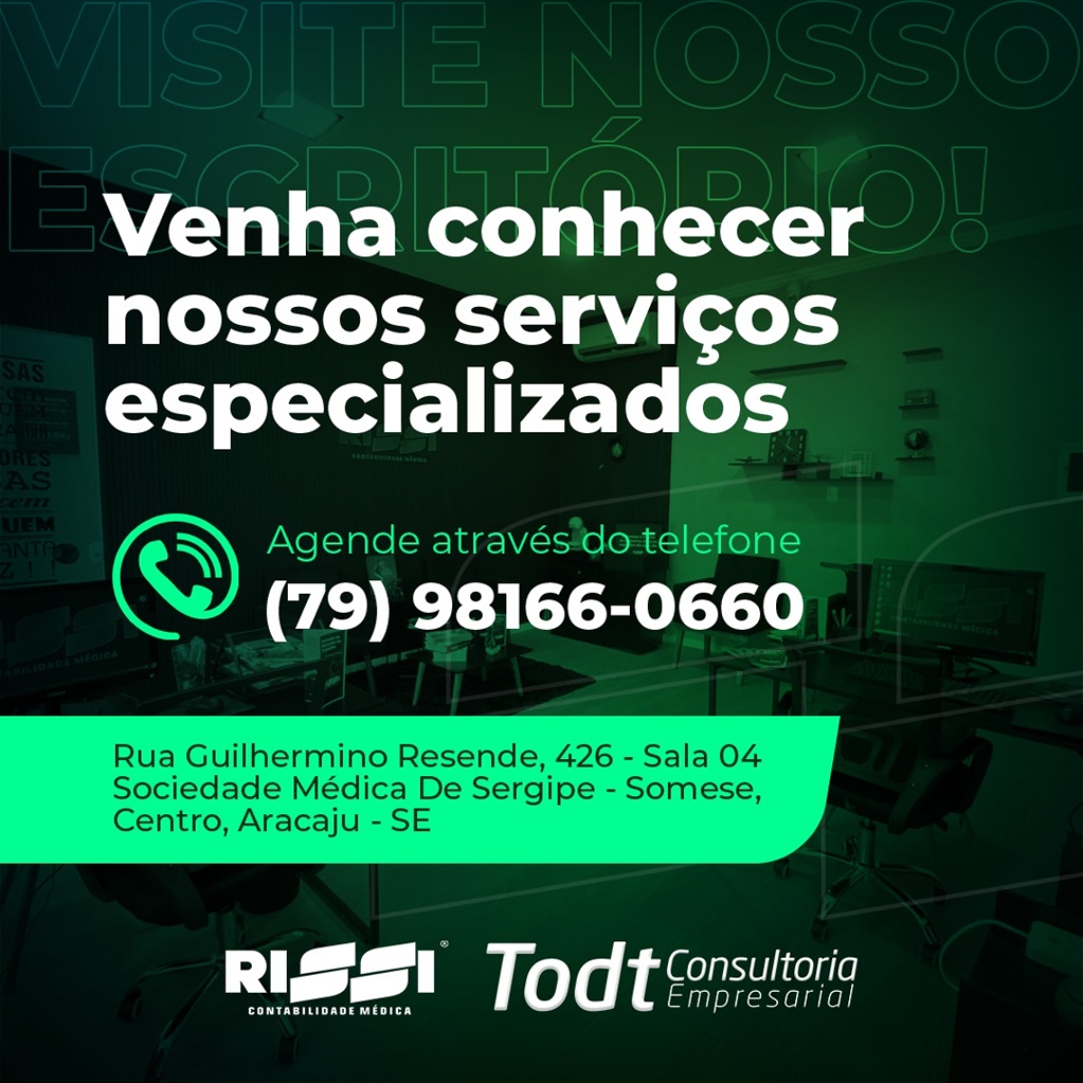 A maior Contabilidade Médica do Brasil, agora em Aracaju - Imagem: Rissi