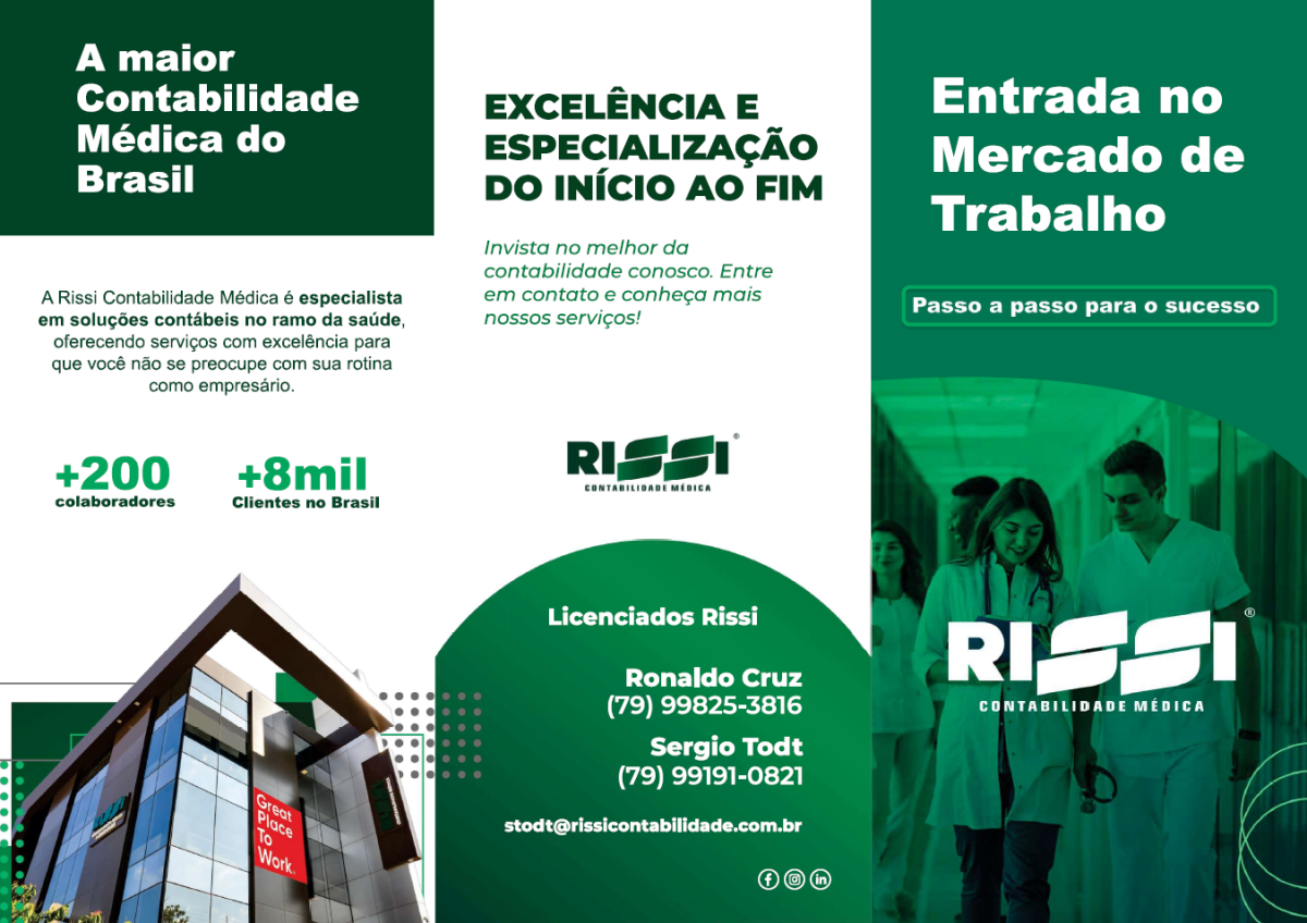 A maior Contabilidade Médica do Brasil, agora em Aracaju - Imagem: Rissi