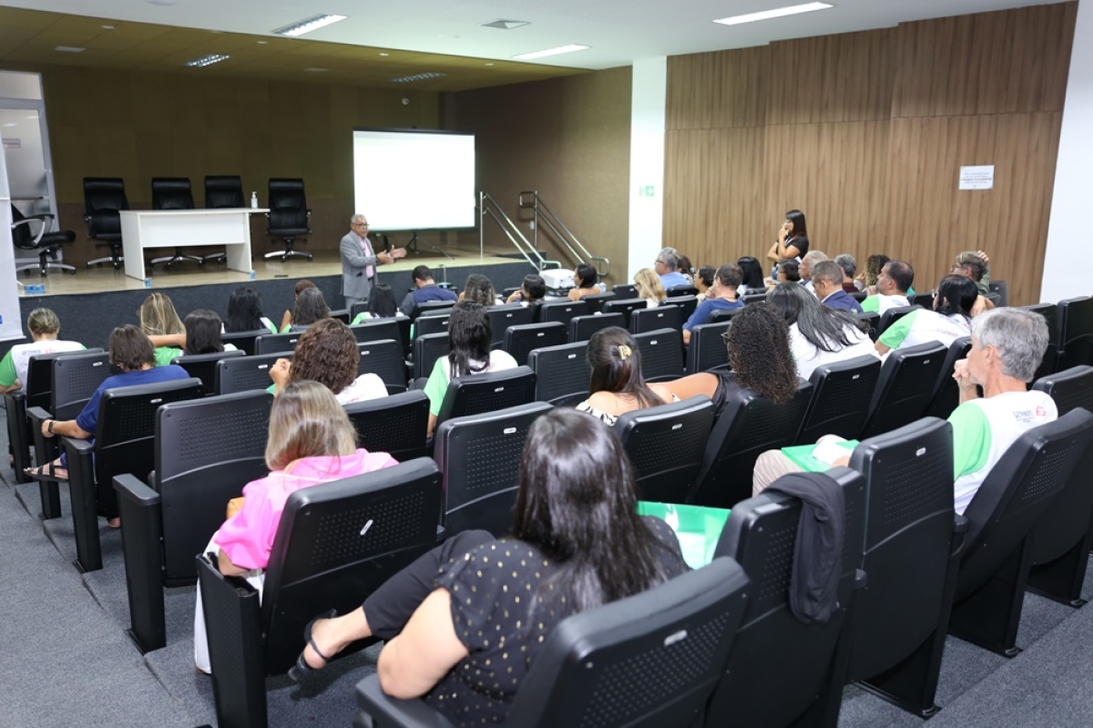 Abril Verde: Procurador Adroaldo Bispo palestra sobre adoecimento e trabalho escravo - Foto: Assessoria de Comunicação MPT Sergipe