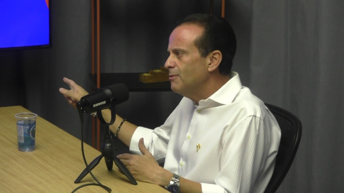 André Moura no podcast Casa de Sopapo - Foto: Assessoria Casa de Sopapo