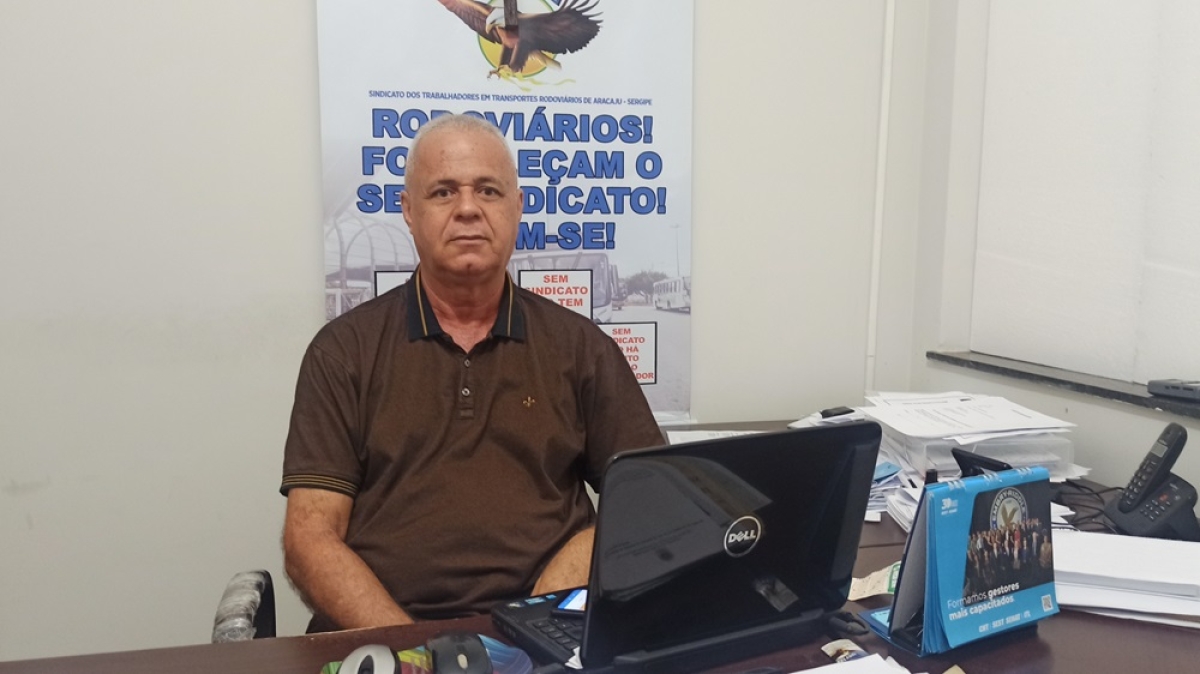 Miguel Belarmino, presidente do Sinttra - Foto: Bruna Andrade