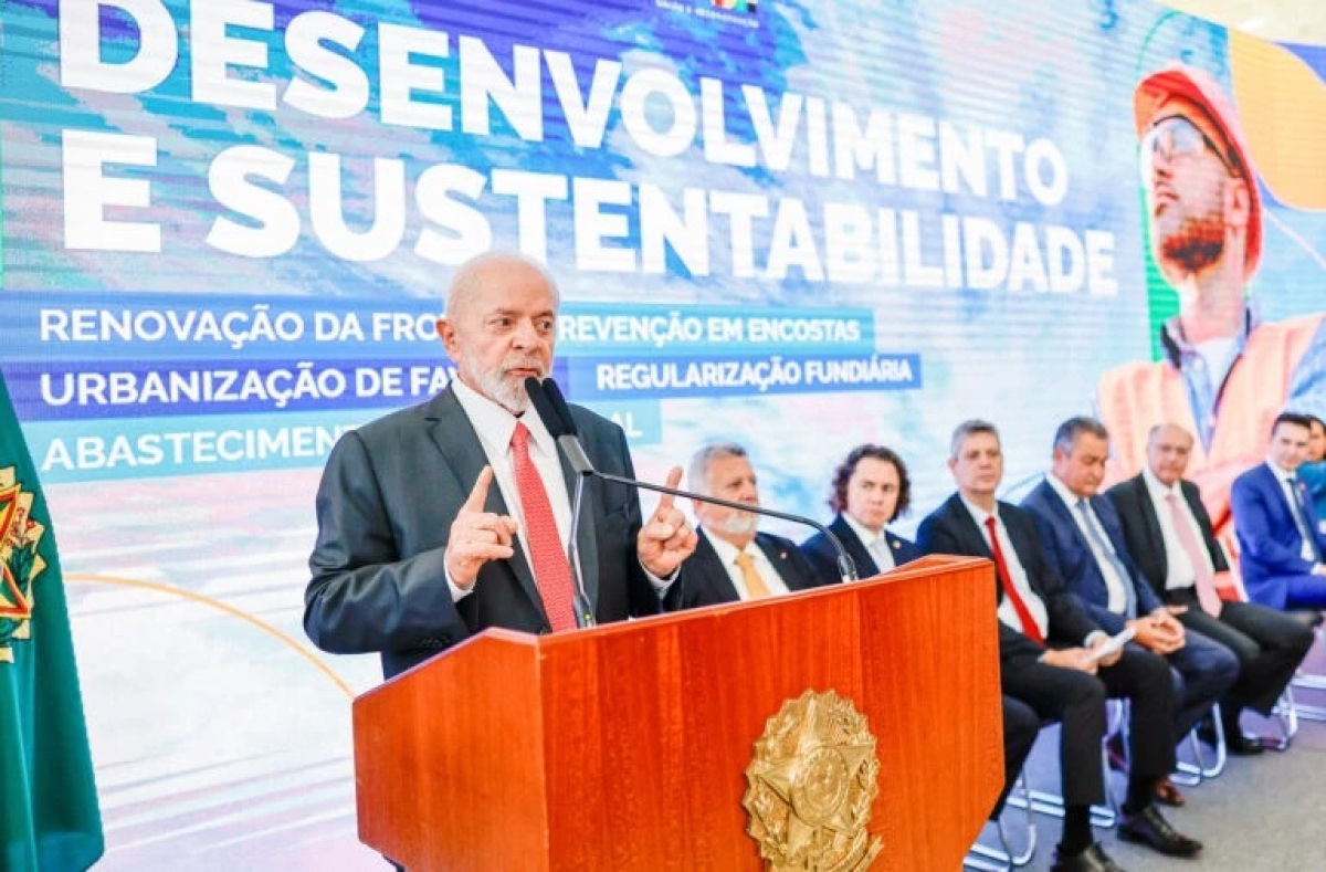 Presidente Lula durante cerimônia de divulgação dos resultados do Novo PAC - Foto: Ricardo Stuckert / PR
