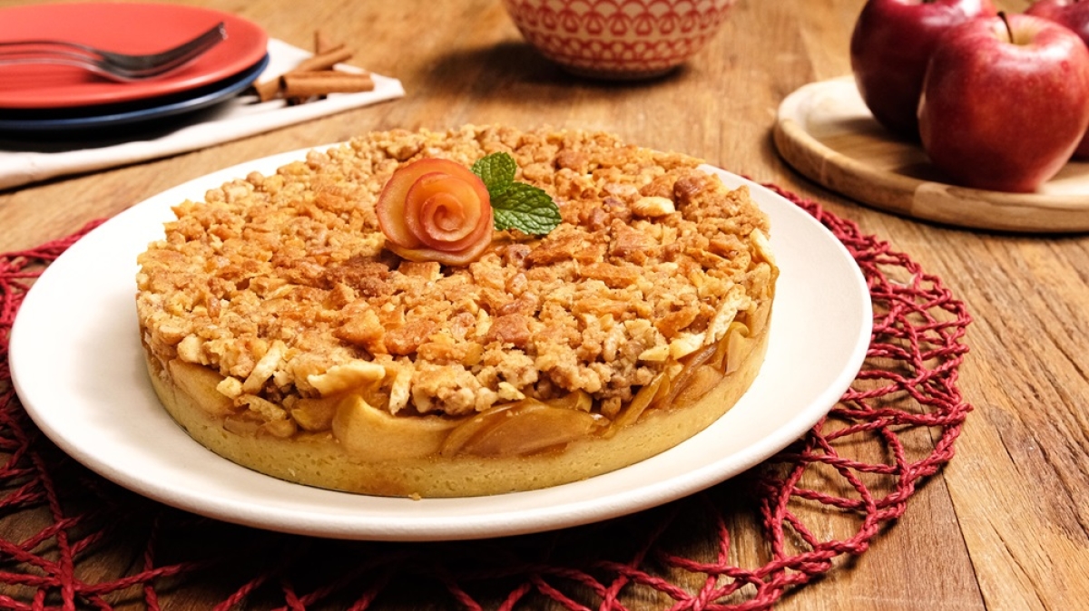 Receita de torta de maçã GALO - Foto: Divulgação/Vira Comunicação