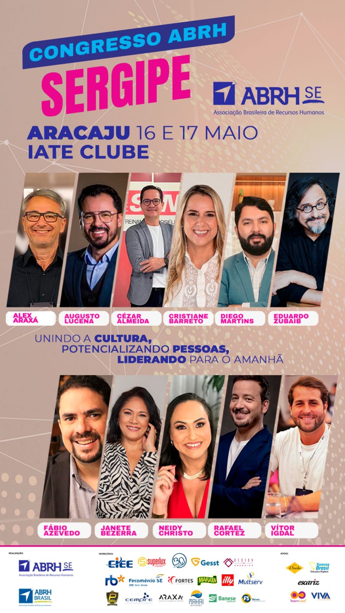 Participe do 28º Congresso Estadual de Gestão de Pessoas da ABRH-SE: Unindo Cultura e Potencializando Pessoas para Liderar o Amanhã - Foto: Divulgação/ABRH-SE
