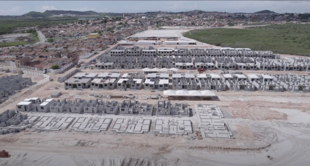 Conjunto habitacional no bairro Lamarão - Foto: Prefeitura de Aracaju