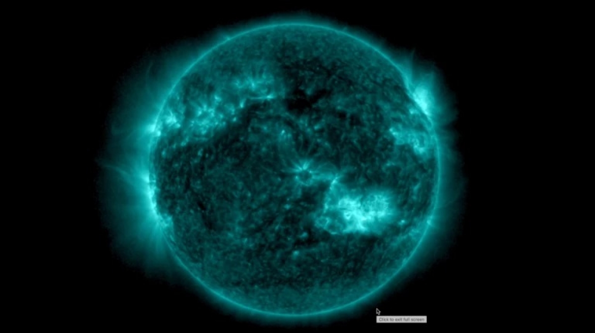 Supertempestade solar - Foto: Reprodução / Print de vídeo / National Weather Service (NWS)
