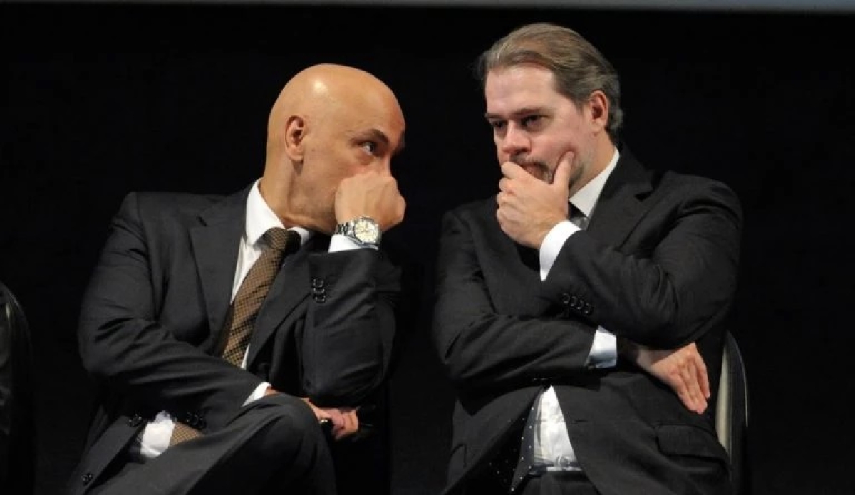Ministros Alexandre de Moraes e Dias Toffoli, do Supremo Tribunal Federal - Foto: Agência Brasil/Fabio Rodrigues Pozzebom
