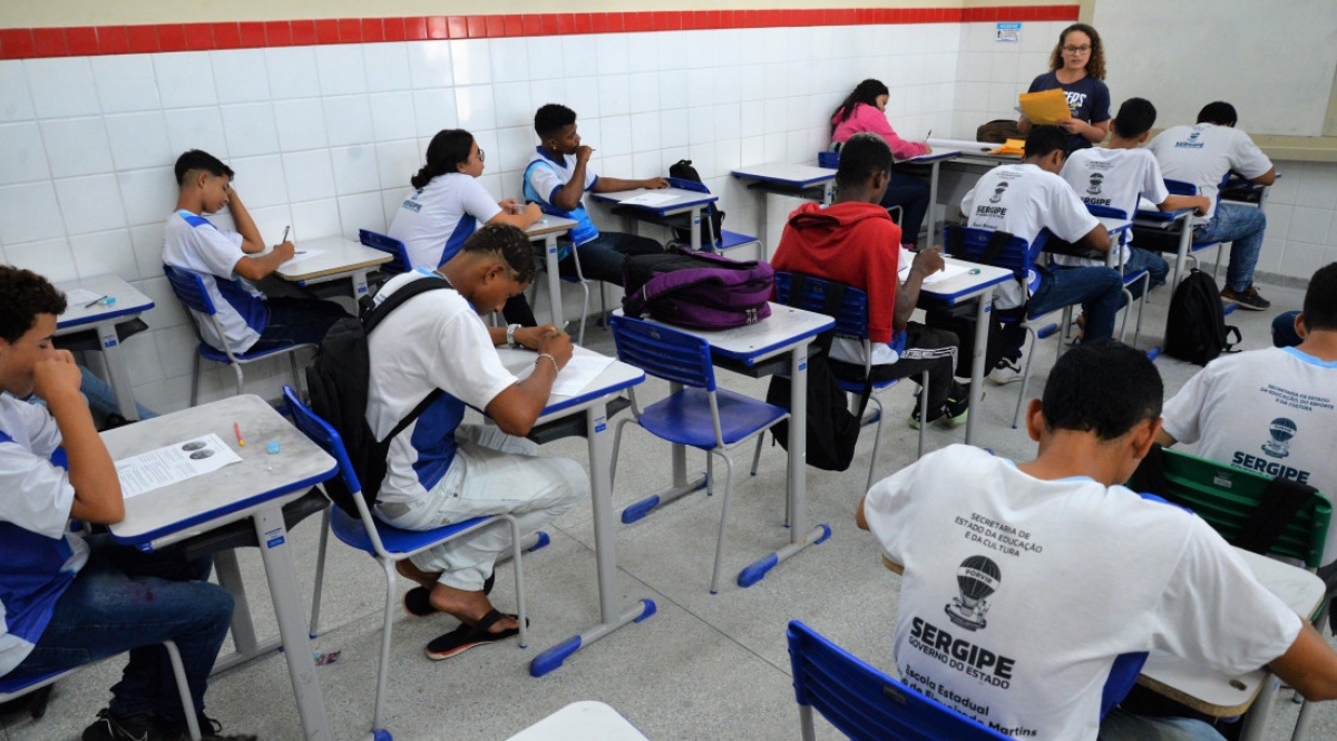 Decisão garante que alunos da rede estadual de ensino continuem estudando - Foto: Maria Odília/Governo de Sergipe