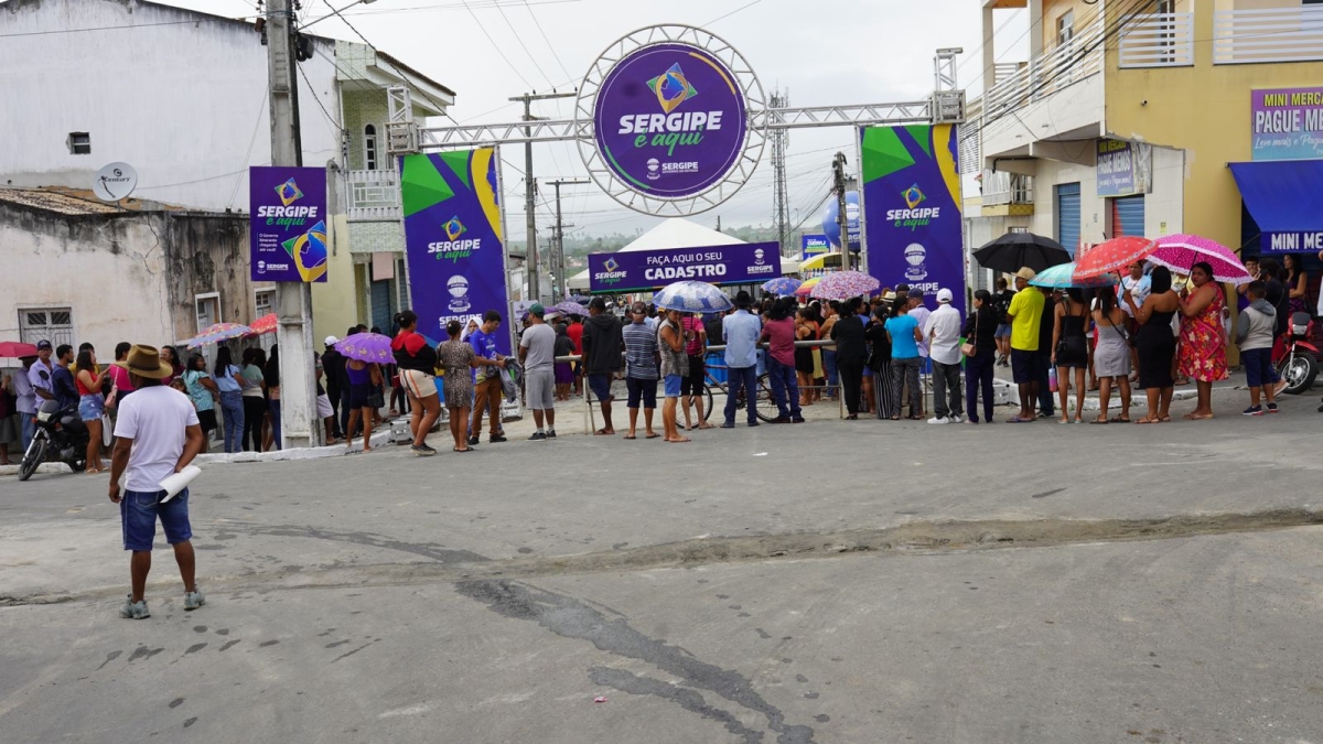 "Sergipe é aqui" alcança a marca de 120 mil pessoas beneficiadas durante 28ª edição em Tomar do Geru - Foto: Governo de Sergipe