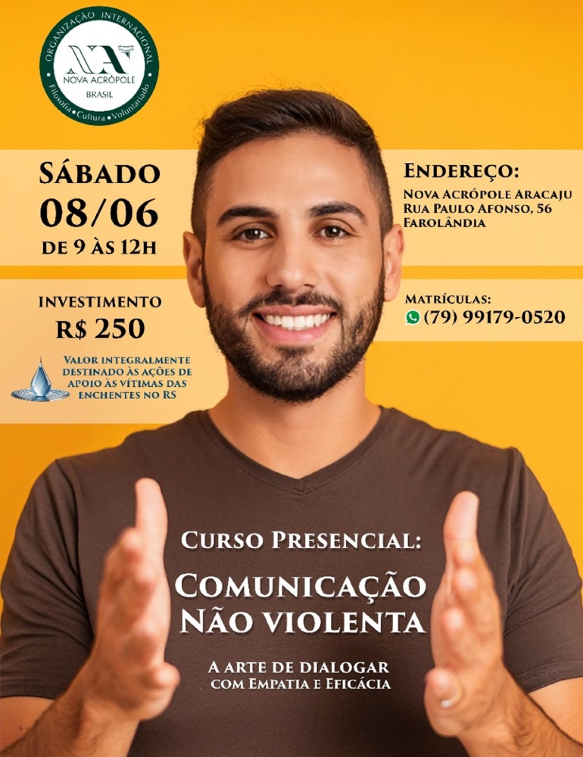 Comunicação não Violenta: A arte de dialogar com empatia e eficiência - Foto: Divulgação/Nova Acrópole
