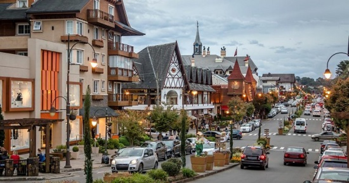 Centro de Gramado, no Rio Grande do Sul - Foto: Blog Festuris