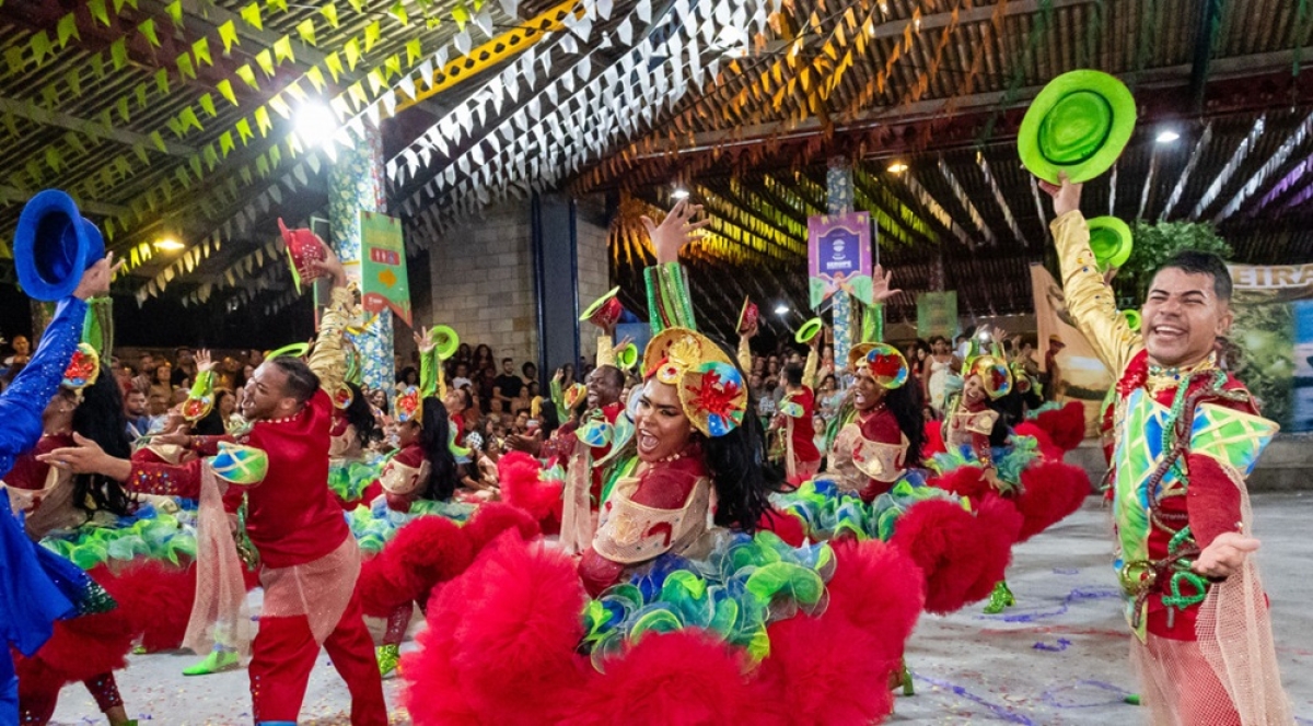 A campeã Unidos em Asa Branca se apresentou com o tema "Marisqueiras"/Foto: Isis Oliveira