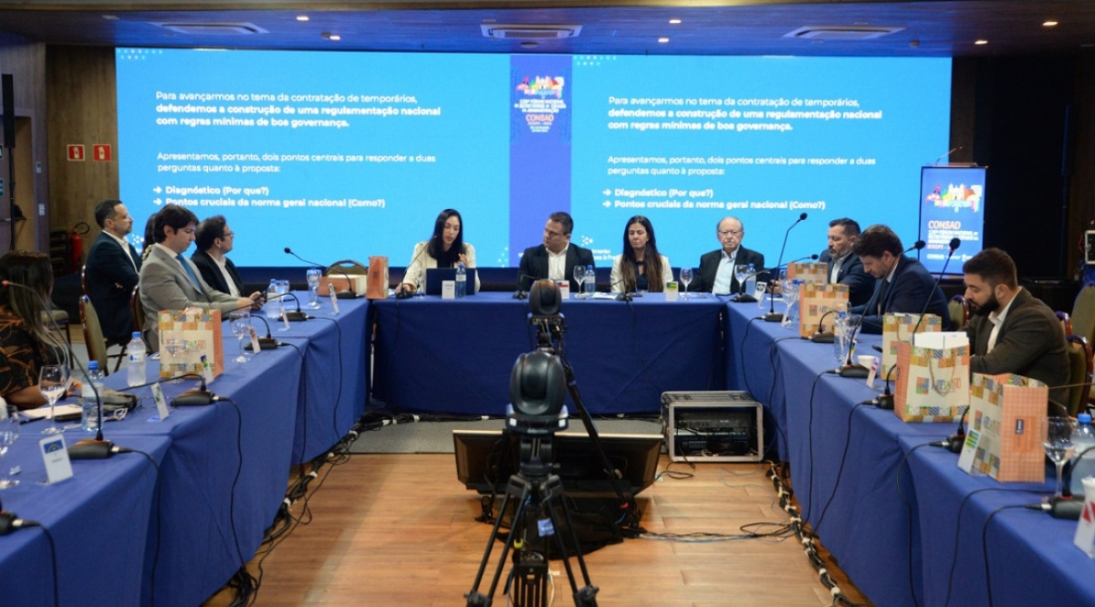 Secretários de Estado da Administração decidem propor lei nacional para regulamentação de contratação temporária - Foto: Ascom Sead/Governo de Sergipe
