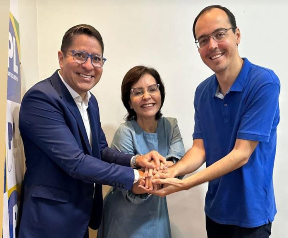 Deputado estadual Georgeo Passos, Emília Corrêa e Ricardo Marques - Foto: Assessoria de Comunicação Georgeo Passos
