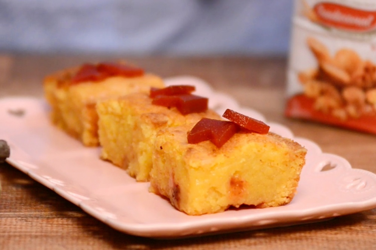 Brownie de Milho com Goiabada - Foto: Divulgação/Marca Finna