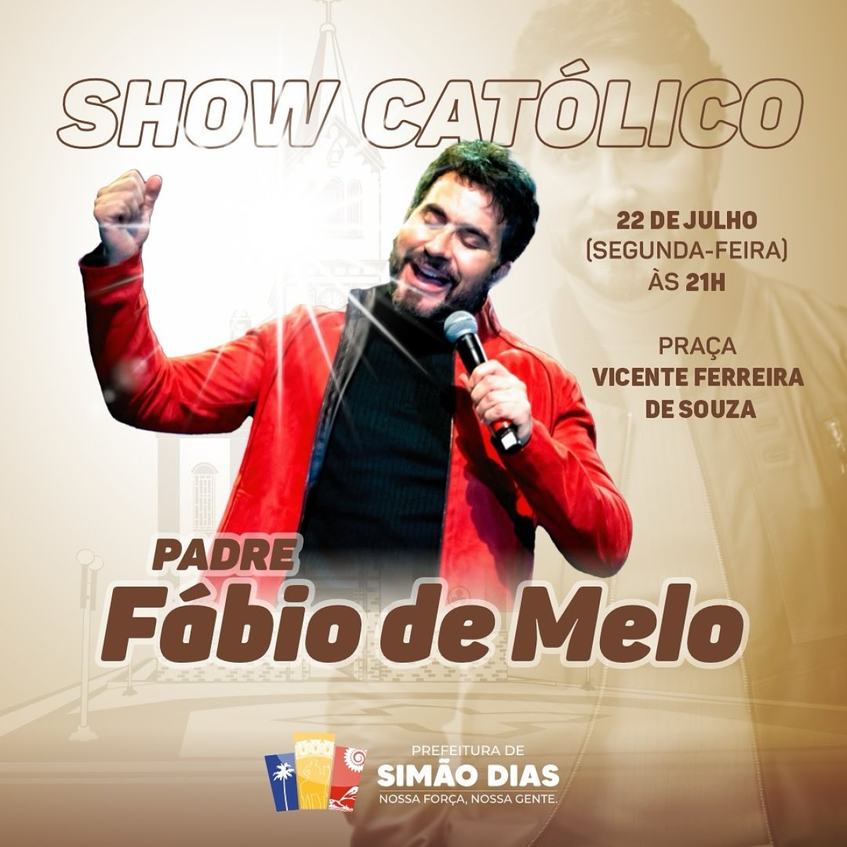 Padre Fábio de Melo em festa da padroeira 2024 - Imagem: PMSD


















