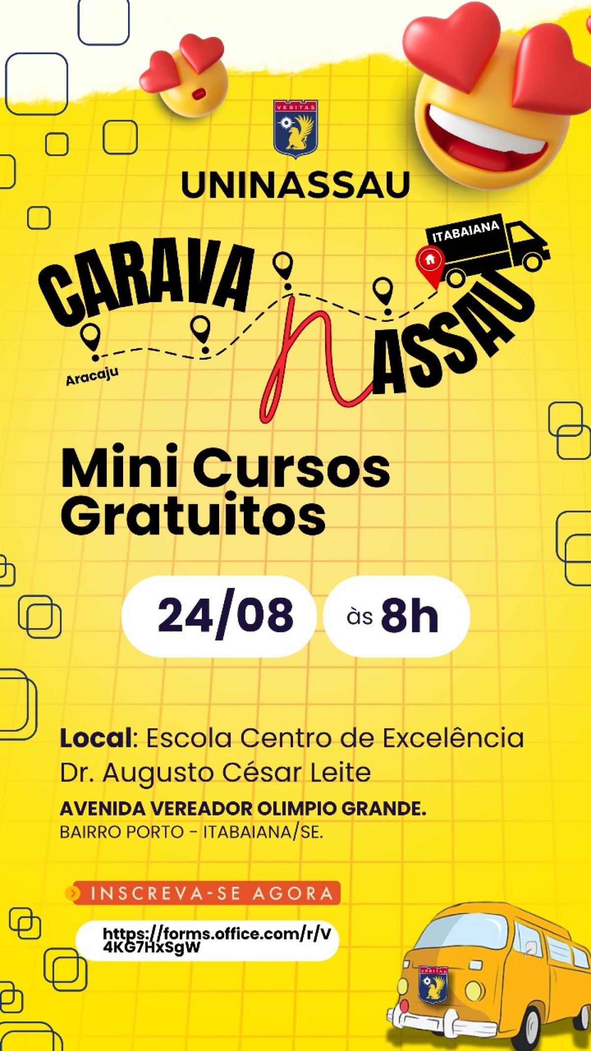 UNINASSAU oferta minicursos e serviços em Itabaiana - Foto: Assessoria UNINASSAU
