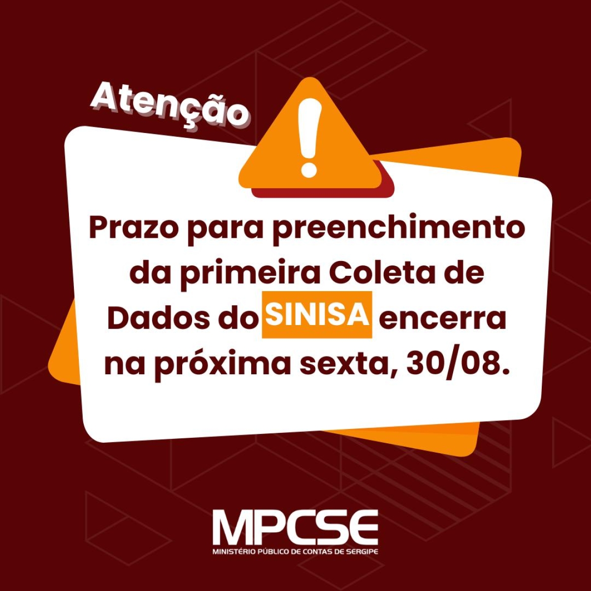 Prorrogado prazo para municípios encaminharem dados para Sinisa - Foto: TCE Sergipe
