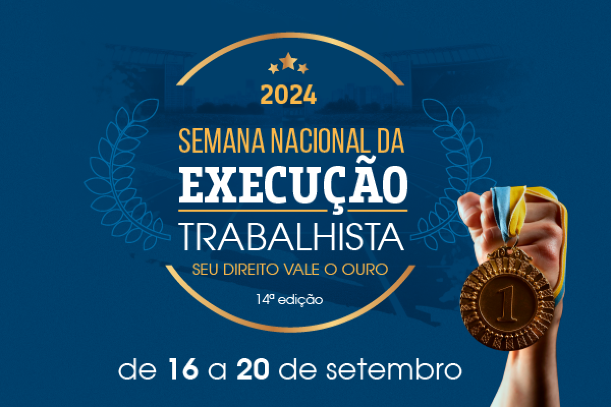 ?ltimos dias para incluir seu processo na Semana Nacional da Execução Trabalhista 2024 - Foto: Divulgação/TRT20 Sergipe
