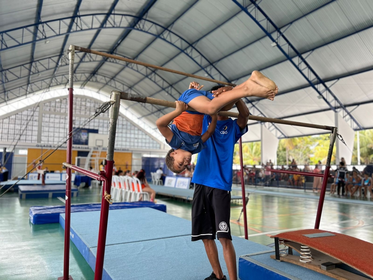 Nova quadra poliesportiva da Barra recebe Campeonato Sergipano de Ginástica - Foto: Secretaria Municipal da Comunicação | Prefeitura de Barra dos Coqueiros
