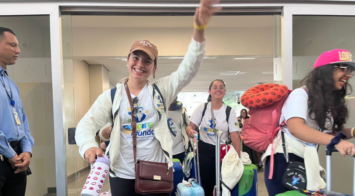 Emoção e alegria marcam retorno da primeira turma do programa "Sergipe no Mundo" - Foto: Seduc/Governo de Sergipe
