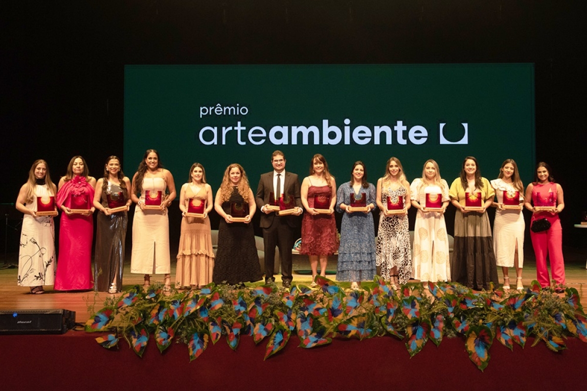 Profissionais ganhadores do Prêmio Arte Ambiente 2024 - Foto: PH Satto Photography
