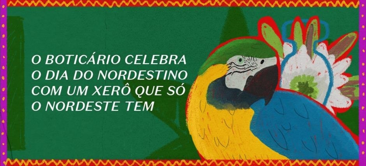 O Boticário lança mais uma campanha especial para celebrar o Dia do Nordestino, comemorado em 8 de outubro. Desde 2018, a marca celebra a data de um jeito especial e, este ano, com o tema ?Um Xêro, só - Imagem: Divulgação / O Boticário