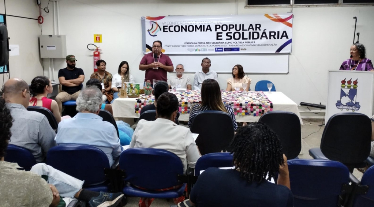 Conferência Territorial da Economia Popular Solidária reúne representantes em Nossa Senhora da Glória - Foto: João Vitor Lobo
