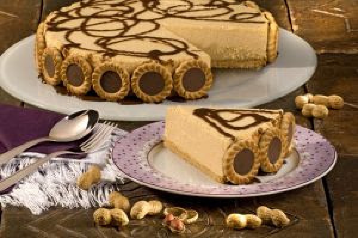 Torta Mousse de Doce de Leite com Amendoim - Foto: Divulgação/Marca Vitarella
