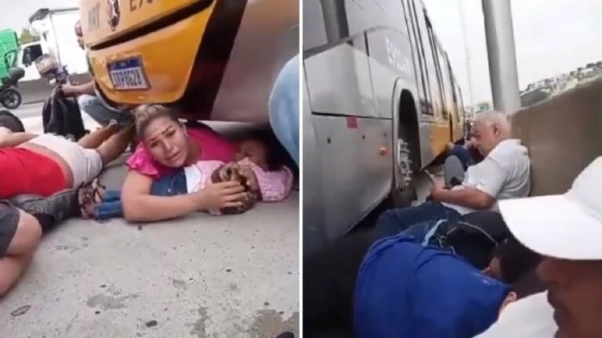 Tiroteio na Avenida Brasil - Foto: Frames de vídeo / X
