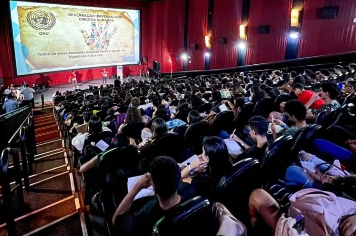 Conexão Enem oferece revisões gratuitas no Cinemark RioMar Aracaju - Foto: TV Sergipe
