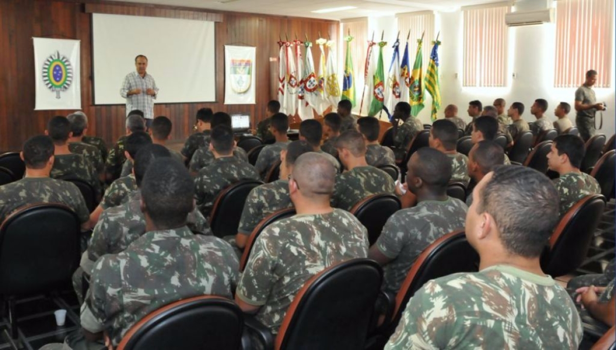 Militares do 28 BC participam de capacitao (Foto: Assessoria Sebrae/SE)