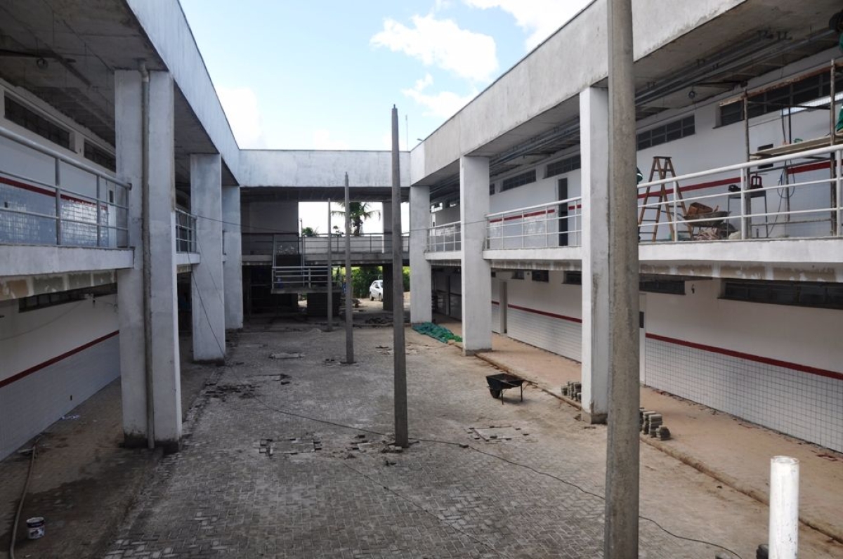 Escola Profissionalizante de Umbaba chega a fase de acabamento (Foto: Jorge Reis/ASN)