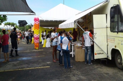 Unidade Mvel Fique Sabendo realizou 192 testes rpidos durante o Movimento Solidrio (Foto: SES/SE)