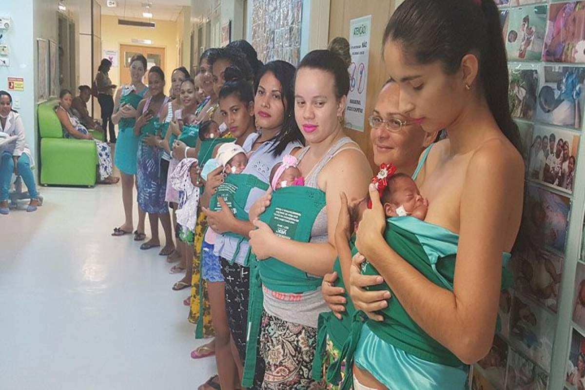 Mtodo Canguru oferece qualidade de vida aos recm-nascidos da Maternidade Nossa Senhora de Lourdes (Foto: SES/SE)