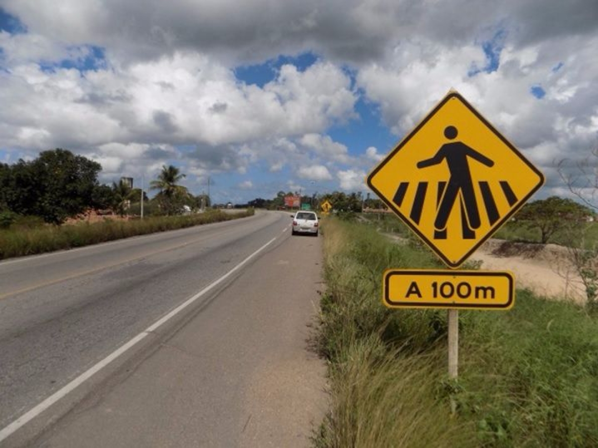 Trecho localizado no povoado Pirunga, em Capela (SE) (Foto: BR-101 NE)