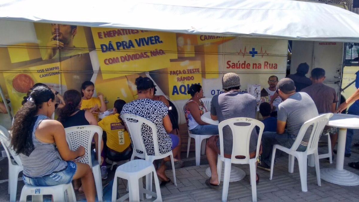 IST/Aids: combate s Hepatites B e C ganham fora no estado (Foto: SES/SE)