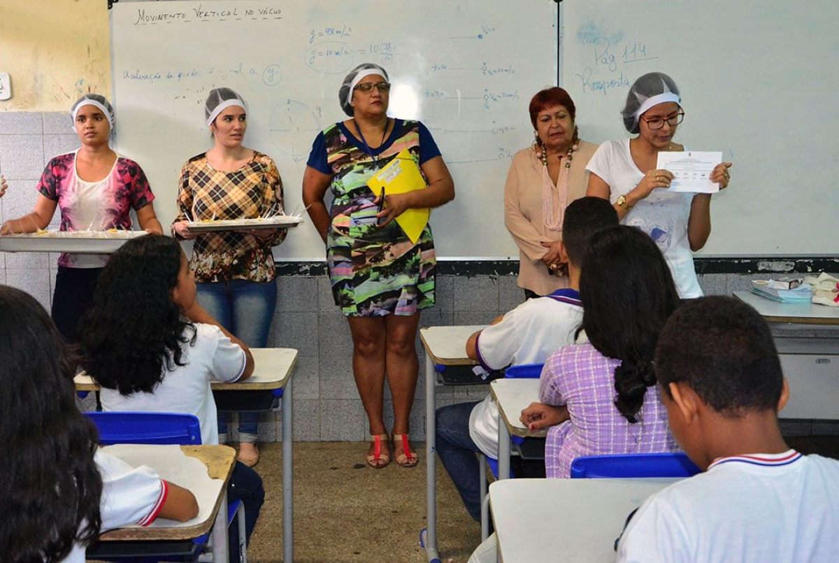 Seed/Sergipe faz teste de aceitabilidade para mudana do cardpio escolar 2017 (Foto: Maria Odlia/Seed/SE)